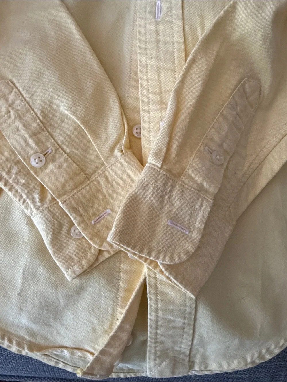 Ralph Lauren Butter Yellow Oxford Button-Down Shirt for Kids 2T
